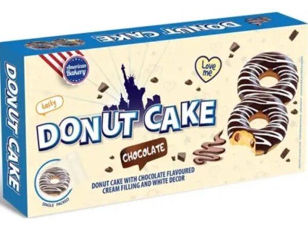 American Bakery - Donut Cake Chocolate 24x135g EU