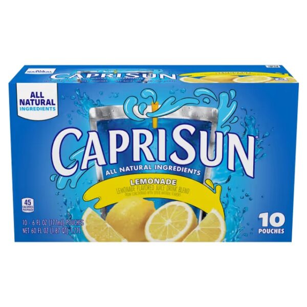Capri Sun – Lemonade (177ml) USA 4x10 Pack