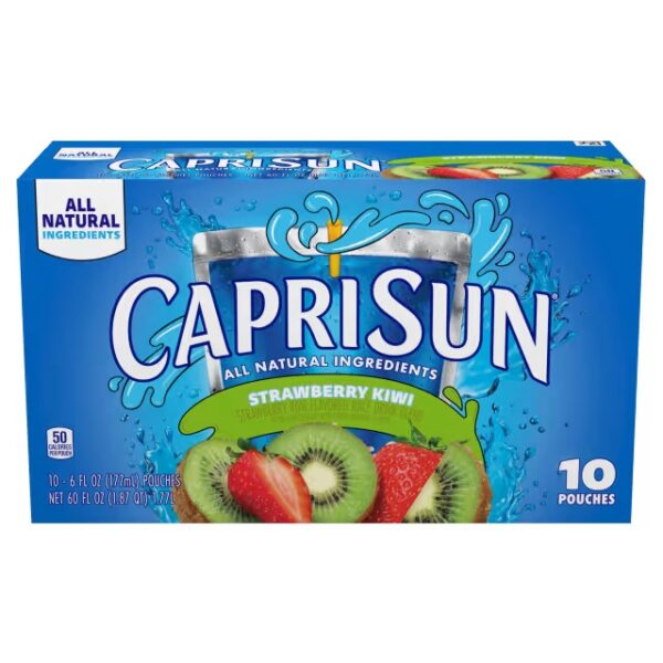 Capri Sun – Strawberry Kiwi (177ml) USA 4x10 Pack