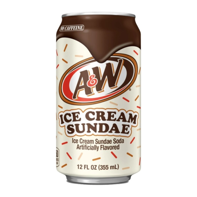 A&W - Ice Cream Sundae 24x355ml USA