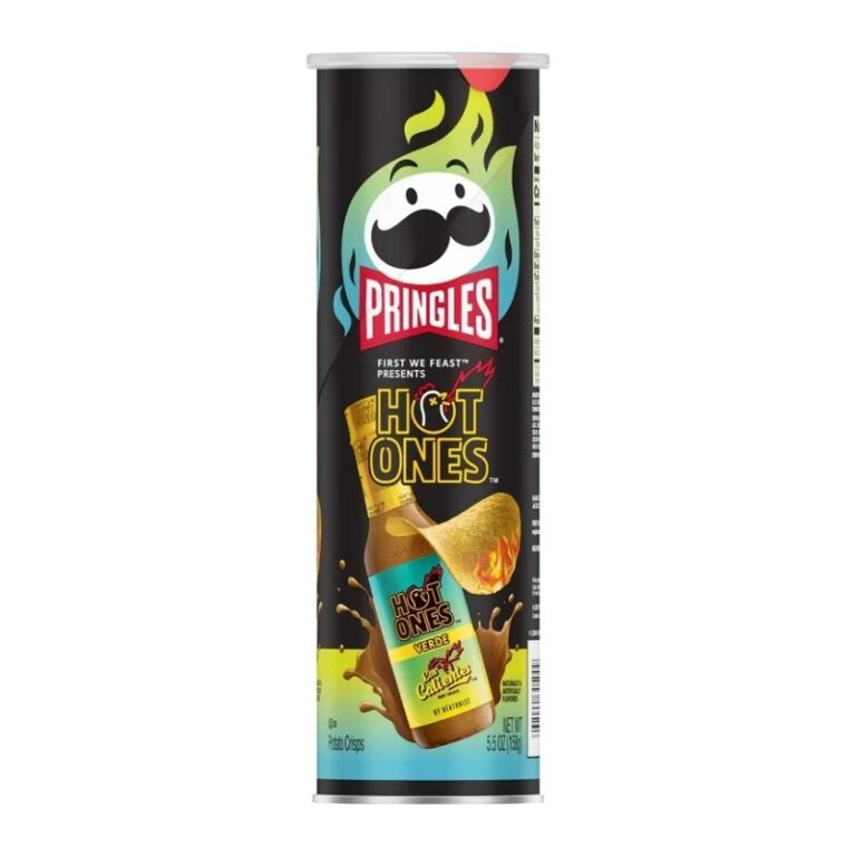 Pringles - Hot Ones Los Verde Caliente Crisps 14x158g USA