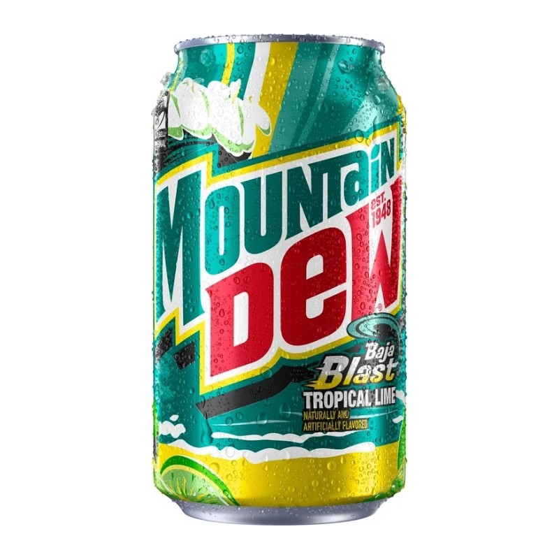 Mountain Dew - Tropical Lime Baja 24x355ml USA