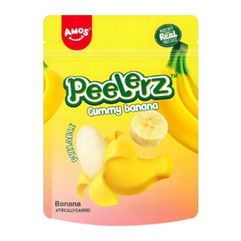 Amos - Peelers Gummy Banana 36x65g EU