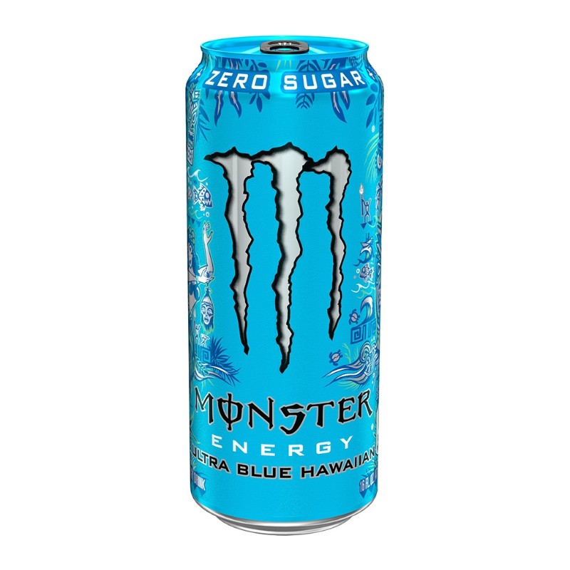 Monster Energy Zero Sugar - Ultra Blue Hawaiian 24x473ml USA