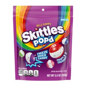 Skittles - Pop'd Wild Berry Freeze Dried 8x155g USA