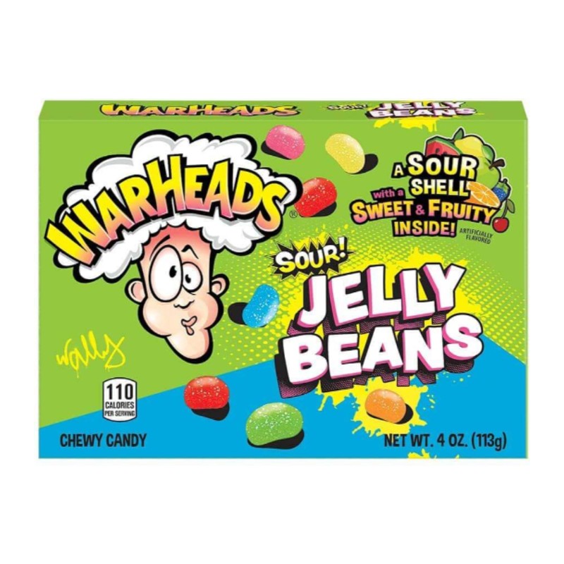 Warheads - Jelly Beans 12x113g USA