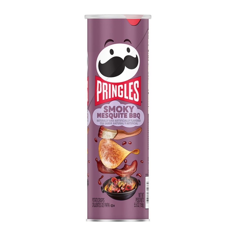 Pringles - Smoky Mesquite BBQ 14x158g USA